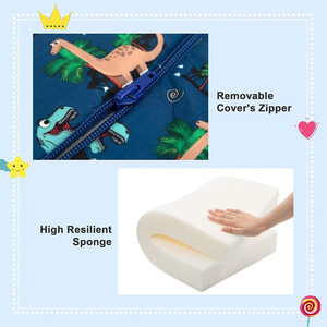 Giving Tree <b>Kids</b> Folding <b>Sofa</b> Bed With Dinosaur Print For Toddlers And Children Age 2 And Above - Product Image 4