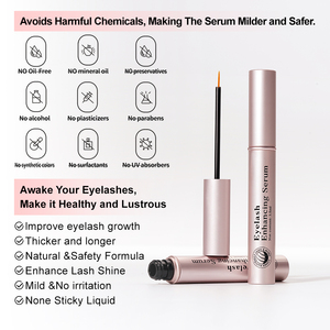 Sérum de Crecimiento Rápido para Pestañas Potenciador Natural de Pestañas Tratamiento para Pestañas Más Largas, Rellanas, Gruesas y Rizadas Productos para el Cuidado de Ojos Maquillaje - Product Image 4
