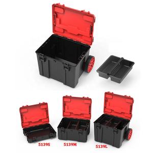 Boîte à outils mobile empilable professionnelle INCHOI CASES avec roues, chariot extérieur, étui rigide en plastique imperméable à roulettes - Product Image 3