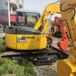 Gran estado 7,8 toneladas usado Komatsu PC78US japonés de segunda mano Mini Excavadora hidráulica de orugas precio atractivo para la venta - Product Image 3