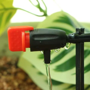 Système d'irrigation goutte à goutte réglable en PVC rouge-orange à connexion rapide pour plantes succulentes en pot, balcon et usage domestique - Product Image 4
