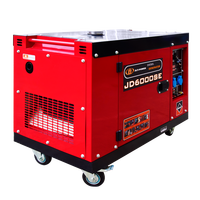 Nouveau type de prix bon marché 5kw 5000w 5kva 5,5 kw 5500w 5,5 kva Générateurs diesel portables à démarrage électrique de style silencieux pour usage domestique