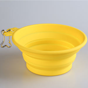 Tazón Plegable para Perros, de Silicona, Ecológico, con Diseño de Frutas, Portátil, para Viajes al Aire Libre - Product Image 2