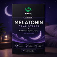 Bandes orales de mélatonine OEM ODM avec vitamine B6 à dissolution rapide – Complément pour routine nocturne