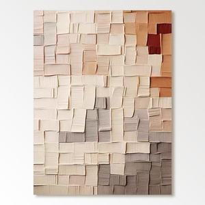 Pintura al Óleo Abstracta Pintada a Mano sobre Lienzo, Decoración de Pared para Sala de Estar Bohemia Minimalista, Decoración de Hotel - Product Image 2