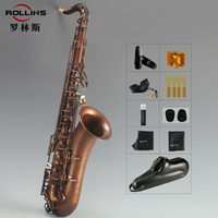 Popular Grade Classic Structure Bare Copper RST-Q7 Woodwind Instrument Tenor Saxophone