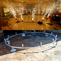 Nouveautés 2025 – Systèmes de tir de feux d'artifice froids d'intérieur à télécommande, rotation à 360 degrés, pour décoration de mariage – Vente Flash