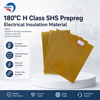 Panneau isolant en fibre de verre/fibre de polyester SHS (préimprégné DMD) pour transformateurs électriques de type sec avec gaine en fibre de polyester