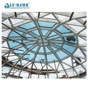 Tất Cả Các Không Gian Bolted Khung Thép Skylight Dome Cấu Trúc Thiết Kế Bao Phủ Với Kính Cường Lực - Product Image 4