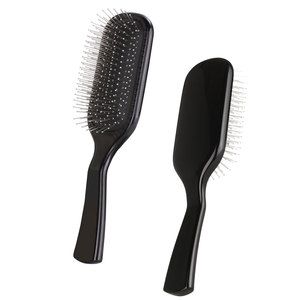 <span class=keywords><strong>Brosse</strong></span> à cheveux professionnelle OEM personnalisée en gros avec picots en acier et coussin d'air, démêlante pour cheveux épais et bouclés - Product Image 1