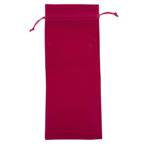 Sacs d'emballage de bouteille de vin avec logo de marque personnalisé 15x36cm pochette cadeau de luxe en velours avec cordon de serrage - Product Image 3