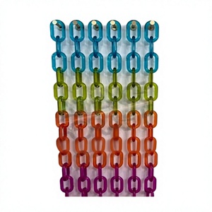 Chaîne de maillons en résine unique, sculpture artistique de luxe, forme irrégulière, décoration d'intérieur mignonne, élément artisanal de technique de moulage de qualité supérieure - Product Image 6