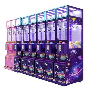 เครื่องเกมเครน <span class=keywords><strong>AMA</strong></span> ขนาดเล็ก รองรับภาษาอังกฤษ พร้อมจอแสดงผลข้อความ โครงสร้างโลหะ ใช้เหรียญหยอด สำหรับของรางวัล - Product Image 3