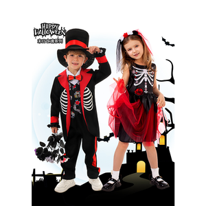 Nuevo Disfraz <span class=keywords><strong>de</strong></span> Halloween <span class=keywords><strong>de</strong></span> Diablo del Día <span class=keywords><strong>de</strong></span> <span class=keywords><strong>los</strong></span> <span class=keywords><strong>Muertos</strong></span> Unisex para Niños (Poliéster) para Fiesta - Product Image 1