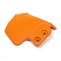 Support de tondeuse à gazon usiné en fonte gris-orangée de la fonderie Shengri, composant de machine agricole, usinage sur mesure