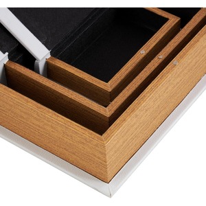 Wooden decorative <b>box</b>, imitation <b>book</b>-style storage <b>box</b>, customizable according to customer needs - Product Image 3