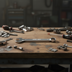 ประแจรวม USAG 2850 ขนาด 17 มม. แบบปลายเปิดและปลายปิด สำหรับงานซ่อมเครื่องจักรกล - Product Image 3