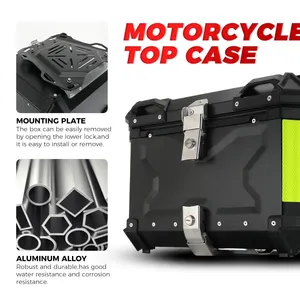 Boîte de rangement pour moto en aluminium CNC, coffre de toit, bagages de voyage pour <span class=keywords><strong>BMW</strong></span> R1200gs Adventure <span class=keywords><strong>1200</strong></span> <span class=keywords><strong>Gs</strong></span> R1250GS ADV - Product Image 5