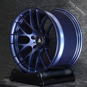Ruedas de Auto de Carreras GT <span class=keywords><strong>Ria</strong></span> Rid Nuevas, Ligeras, Color Negro Hiperbrillante, de 15-23 Pulgadas, de Aluminio Forjado de 20 mm, Diseño Personalizado 5x120/114.3/100 - Product Image 3