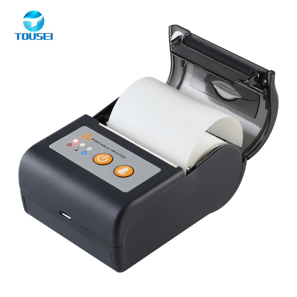 Портативный термальный мини-принтер для штрих-кодов 58 мм голубой зуб Wifi этикетка Impresora печать беспроводной чековый принтер