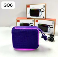 Altavoz Bluetooth Inalámbrico Portátil RGB LED de 5W, Mini Woofer con Batería para Deportes al Aire Libre, Ciclismo y Computadora