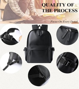 Borsa da Palestra alla Moda, Zaino per Laptop in Vera Pelle, Grande Capacità 15.6 Pollici, Chiusura con Cerniera, Borsa da Viaggio dal Design Trendy - Product Image 3
