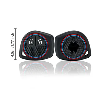 เคสใส่กุญแจรถยนต์รีโมทที่หุ้มกุญแจซิลิโคนสำหรับ <span class=keywords><strong>Suzuki</strong></span> Jimny Grand Vitara Swift IV SX4 CLASSIC Liana <span class=keywords><strong>celerio</strong></span> 2020 2021 - Product Image 6