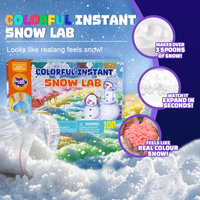 BIG BANG SCIENCE Fabricante de Juguetes ODM/OEM, Kit de Laboratorio de Nieve Instantánea Colorida, Juguete de Experimentos Científicos STEAM para Niños