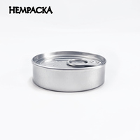 HEMPACKA Boîtes de conserve à pression personnalisées 3.5g Boîte de thon ronde pour emballage alimentaire