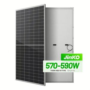 Panel Solar Jinko 595Wp 575Wp 580W 590W 600W, Precio de Almacén Jinko, Celdas de 182mm, Empresa de Energía Solar Fotovoltaica - Product Image 1