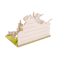 Rompecabezas 3D de Madera del Ciclo de Vida del Gusanillo de Seda de Wincent, Juguete Educativo con Diorama de Oruga, Mariposa y Tallo de Árbol de Morera, Kit de Ciencia, Regalo