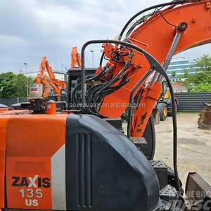 Maquinaria de construcción de segunda mano de 13.5 toneladas, excavadora hidráulica Hitachi Zaxis 120 usada para proyecto de construcción de carreteras. - Product Image 5