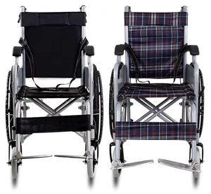 Fauteuil roulant pédiatrique pliable et léger avec siège rembourré pour enfants et paralysés cérébraux - Product Image 1