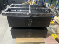 Système audio professionnel pour scène extérieure, enceinte colonne 3 voies double 15 pouces, boîtier vide étanche