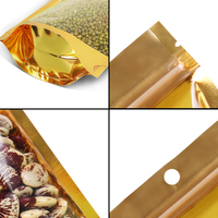 Kantong Ziplock Mylar Stand-Up Grosir yang Dapat Disesuaikan, Jendela Transparan, Kemasan Anti Lembab, Logo Kustom, Ukuran Sesuai Pesanan untuk Buah Kering