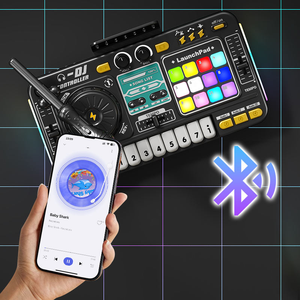 Controller DJ Multifunzione Educativo per <span class=keywords><strong>Bambini</strong></span>, <span class=keywords><strong>Strumenti</strong></span> <span class=keywords><strong>Musicali</strong></span> con Microfono USB, Mixer DJ, Giocattoli <span class=keywords><strong>Musicali</strong></span> per <span class=keywords><strong>Bambini</strong></span>, Regalo - Product Image 5