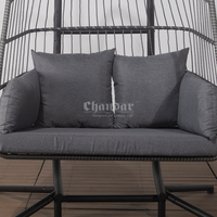 Balançoire avec support Patio Swing Chair Egg Garden Swing Chair
