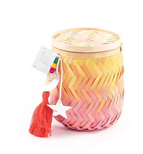 Elegante Caja de Regalo de Bambú de Lujo para Ramadán y Eid, Envase Ecológico Hecho a Mano para Regalos de Festividades Islámicas - Product Image 6