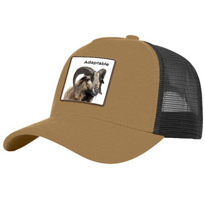 Tùy Chỉnh Cấu Trúc Bảng Điều Chỉnh Động Vật Dệt Vá Mũ Bóng Chày Trucker Hat Với Biểu Tượng Tùy Chỉnh - Product Image 4