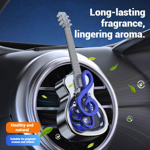 Wholesale <b>Car</b> Aromatherapy Accessories Dynamic Note Guitar Air Vent Perfume Ornaments Fruity Fragrance Alloy Air Outlet Clip No - Product Image 3