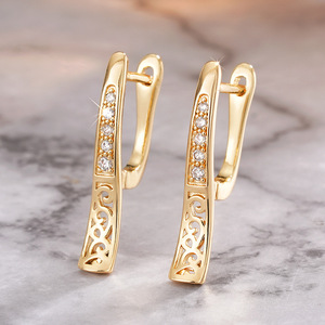 Pendientes de Oreja Huecos para Mujer, Estilo Francés, Accesorios para el Día a Día - Product Image 6