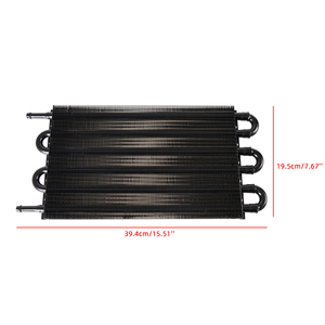 Kit de refroidissement d'huile universel <span class=keywords><strong>TOC</strong></span>-1001 à 2, 4, 6, 8 ou 10 rangées en aluminium pour transmission et moteur - Auto-M - Product Image 3