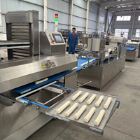 Ligne de production de pain à haut rendement automatique commerciale 100-200 kg/h Baguette Maker avec Machine à farine