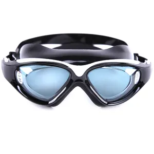 Chống sương mù đua Kính bơi người lớn chống sương mù 100% Silicone rõ ràng cận thị kính bơi khung chống UV bảo vệ
