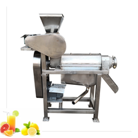 Hoge Efficiëntie Automatische Industriële Machine Voor Fruit & Groente Verwerking Grote Roestvrijstalen Breekschroef Juicer