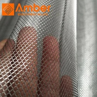 Grillage métallique expansé en acier inoxydable 304L à mailles fines en losange pour composants de substrat catalytique de production d'hydrogène