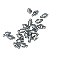 Vis à tête conique en aluminium et acier inoxydable de précision personnalisée boulon de casier fraisage CNC matériel de Chengshuo usiné