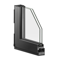 Proveedor de Ventanas de PU, Perfiles de Fibra de Vidrio FRP al por Mayor, Marco de Ventana Abatible Hacia Afuera para Construcción de Edificios Comerciales