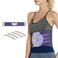 Fuerte prensado en caliente más cómodo soporte lumbar médico soporte de cintura del vientre inferior con almohadilla