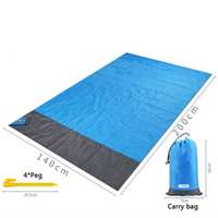 Vente chaude de bonne qualité imperméable à l'eau léger Camping tapis de sol pliable sans sable tapis de plage tapis de pique-nique avec sac